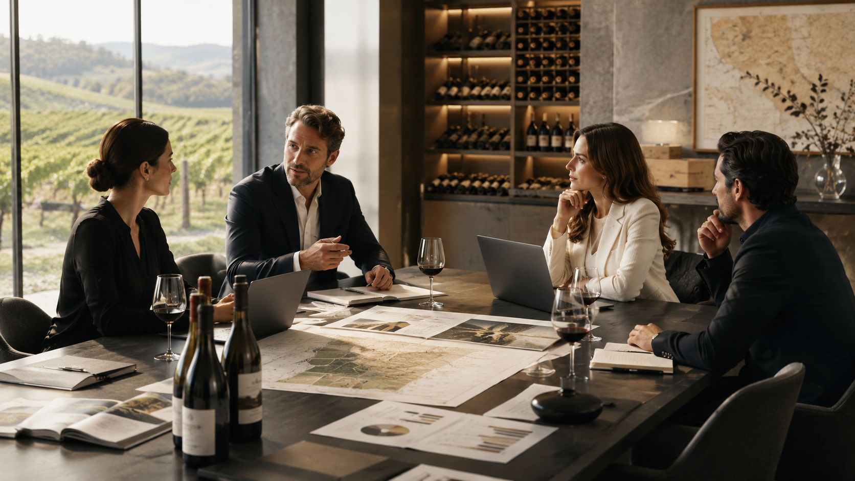 Saldi Wine Business background